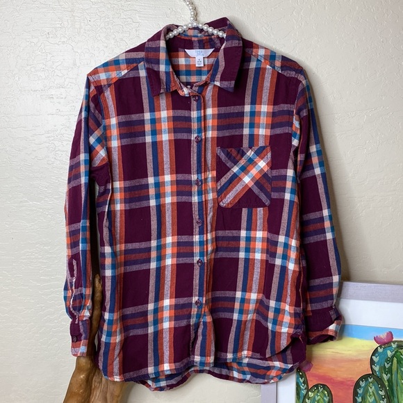 Time and Tru Tops - Soft Cotton flannel